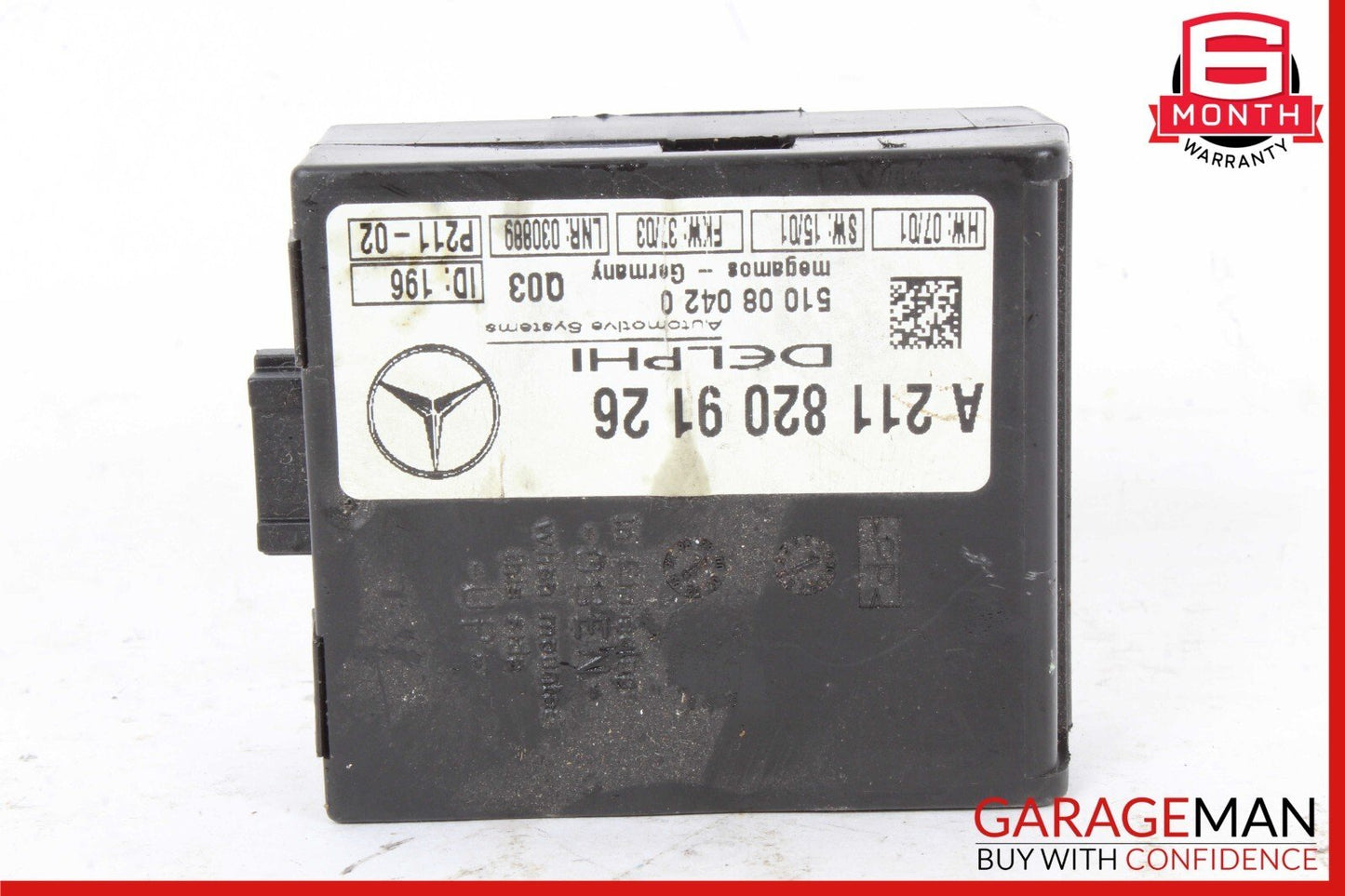 01-07 Mercedes W203 C230 CLK320 CLK500 Anti Theft Alarm Module 2118209126 OEM