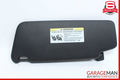 08-15 Mercedes W204 C300 Right Passenger Side Sunvisor Sun Visor Black OEM