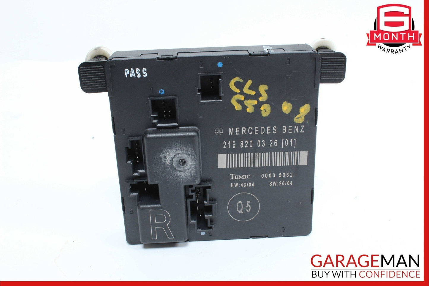 06-11 Mercedes W219 CLS500 CLS550 CLS350 Rear Right Side Door Control Module