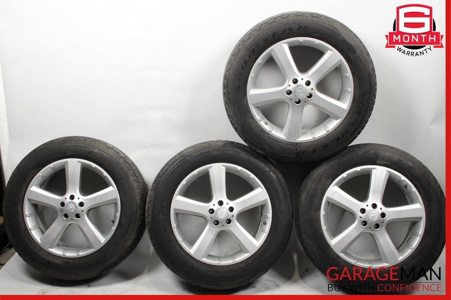 07-12 Mercedes X164 GL450 GL550 8.5JxR20 20" ET56 Wheel Tire Rim Set of 4 Pc