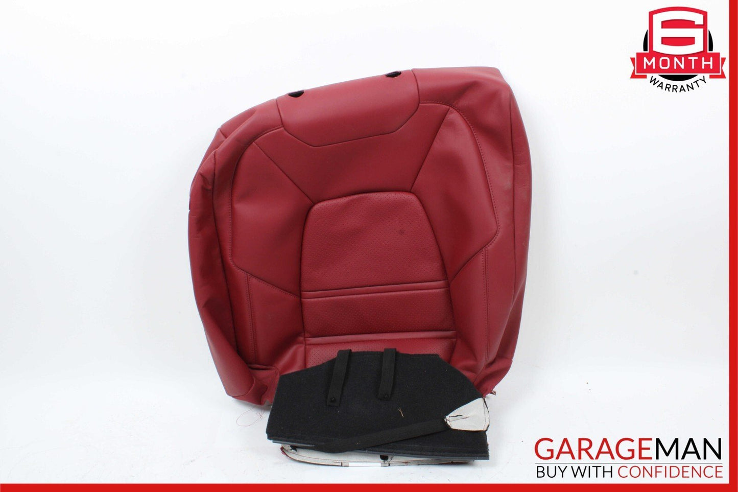 19-22 Porsche Cayenne Rear Right Side Top Upper Seat Cushion Cover Red