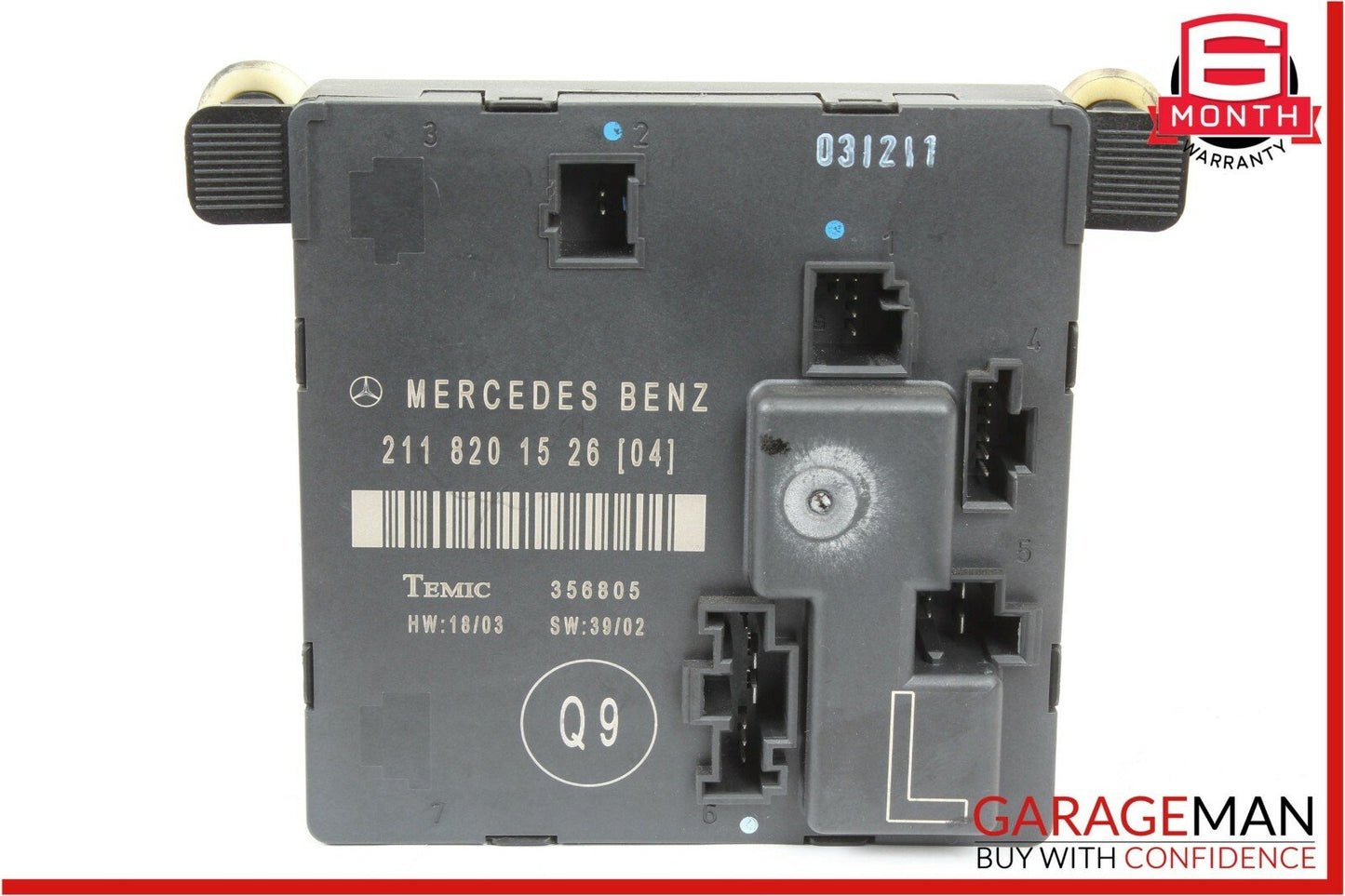 03-06 Mercedes W211 E500 E55 AMG Rear Left Driver Side Door Control Module OEM