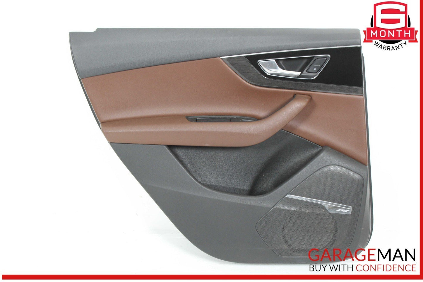 17-19 Audi Q7 Rear Left Driver Side Interior Door Panel Trim OEM