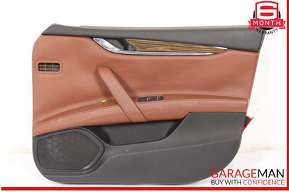 14-17 Maserati Quattroporte M156 Front Right Side Interior Door Panel OEM