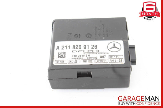Mercedes SLK280 CL500 S430 E320 CLK500 Anti Theft Alarm Module 2118209126