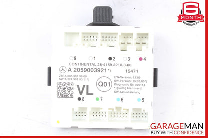 16-19 Mercedes W205 C300 C350e Front Left Side Door Control Module OEM
