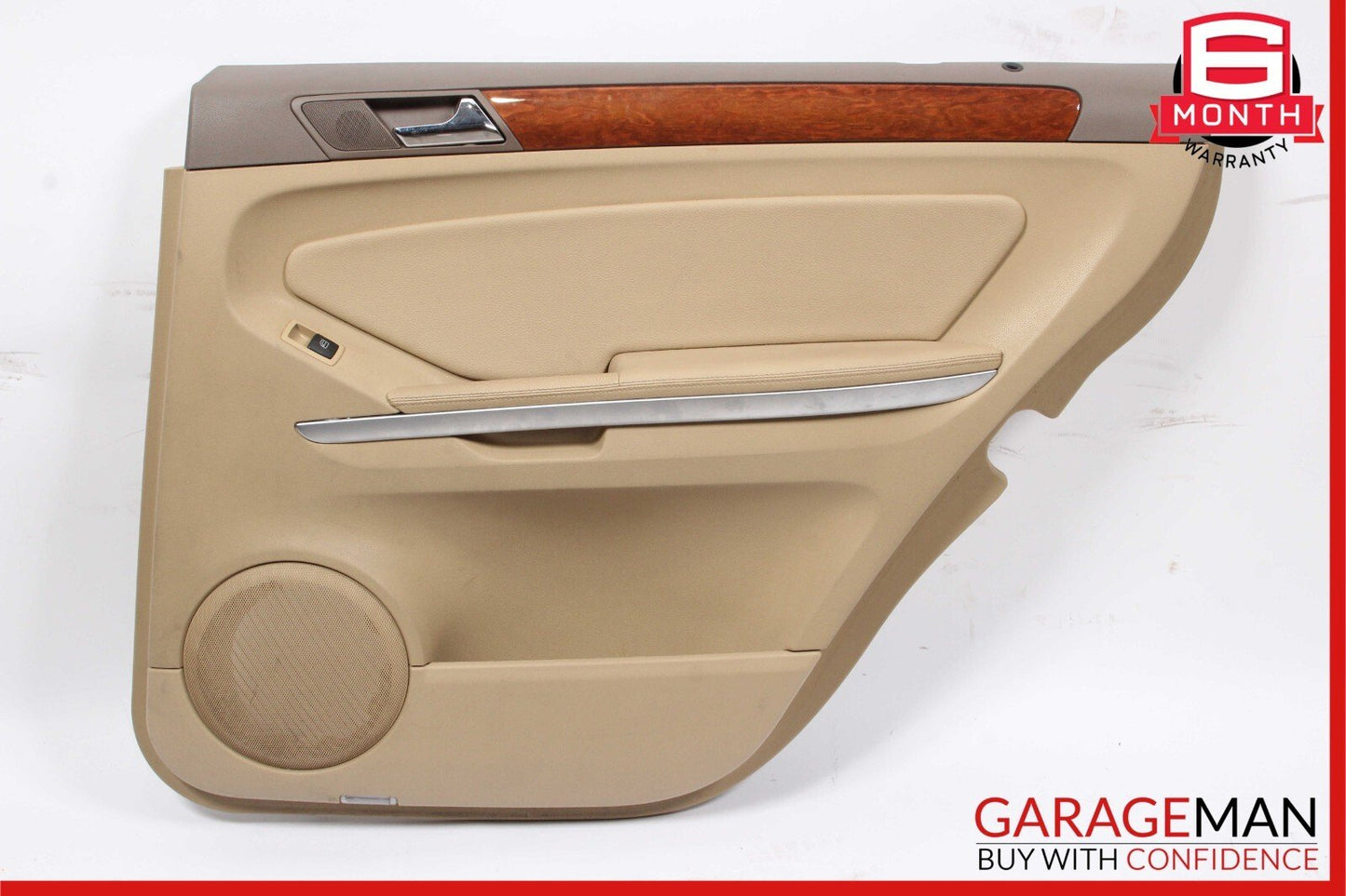 06-12 Mercedes X164 GL450 ML550 Rear Right Side Interior Door Panel Cover Brown