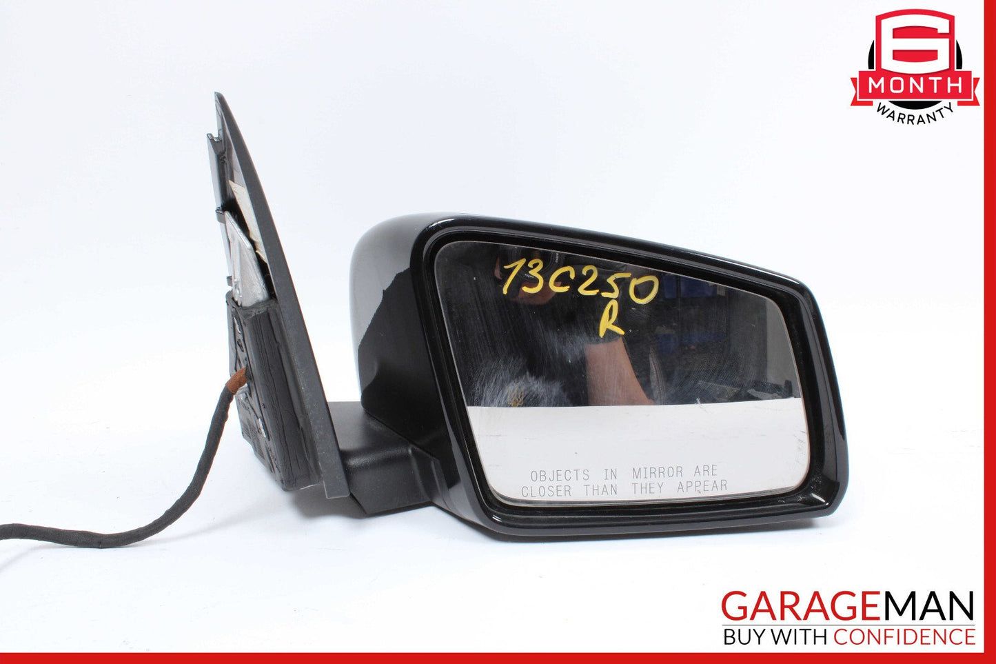 12-14 Mercedes W204 C250 Front Right Side Mirror Door Rear View Glass OEM
