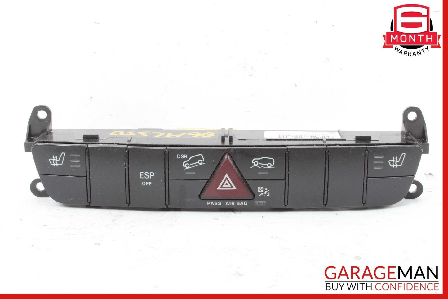 06-12 Mercedes W164 ML350 GL450 Dash Hazard Heated Seats ESP Control Panel OEM
