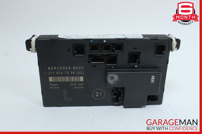 03-09 Mercedes W211 E350 E320 E63 AMG Front Left Side Door Controller Module