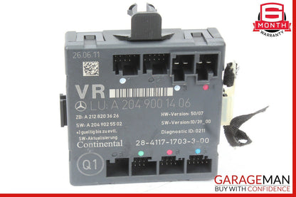12-15 Mercedes W204 C250 C350 Coupe Front Right Side Door Control Module Unit
