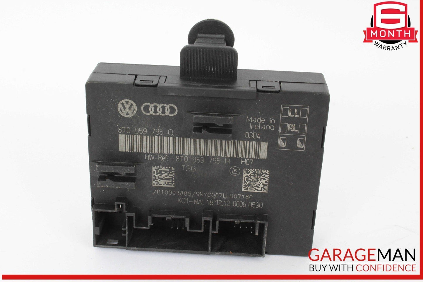 13-16 Audi A4 Rear Left Driver Side Door Control Module Unit 8T0959795Q OEM