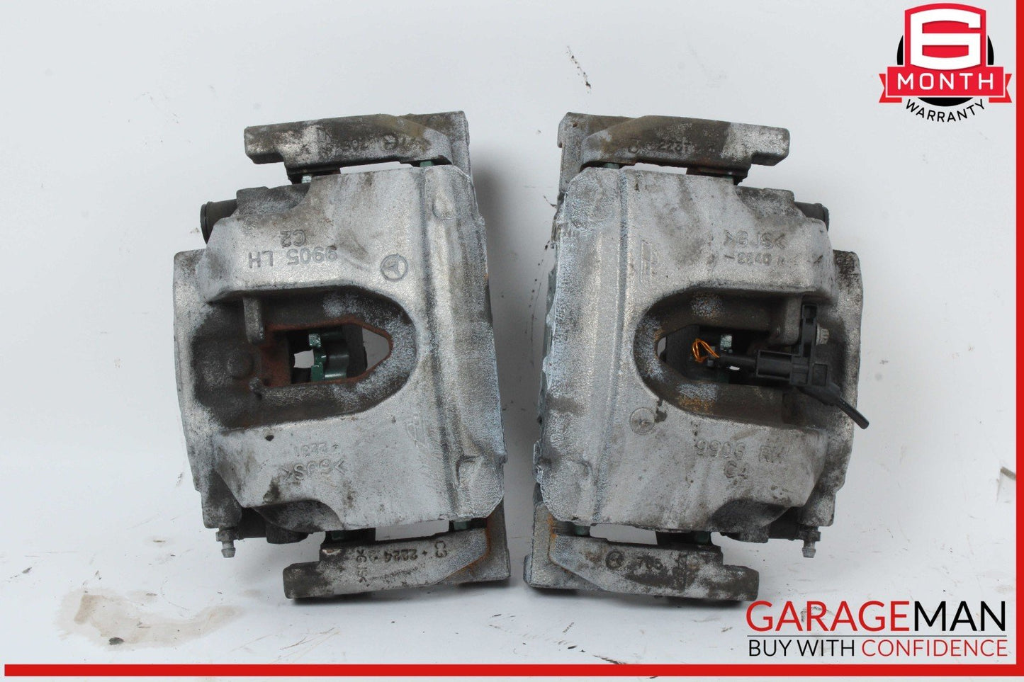 12-19 Mercedes X166 GL450 Front Left & Right Brake Caliper Calipers Set OEM