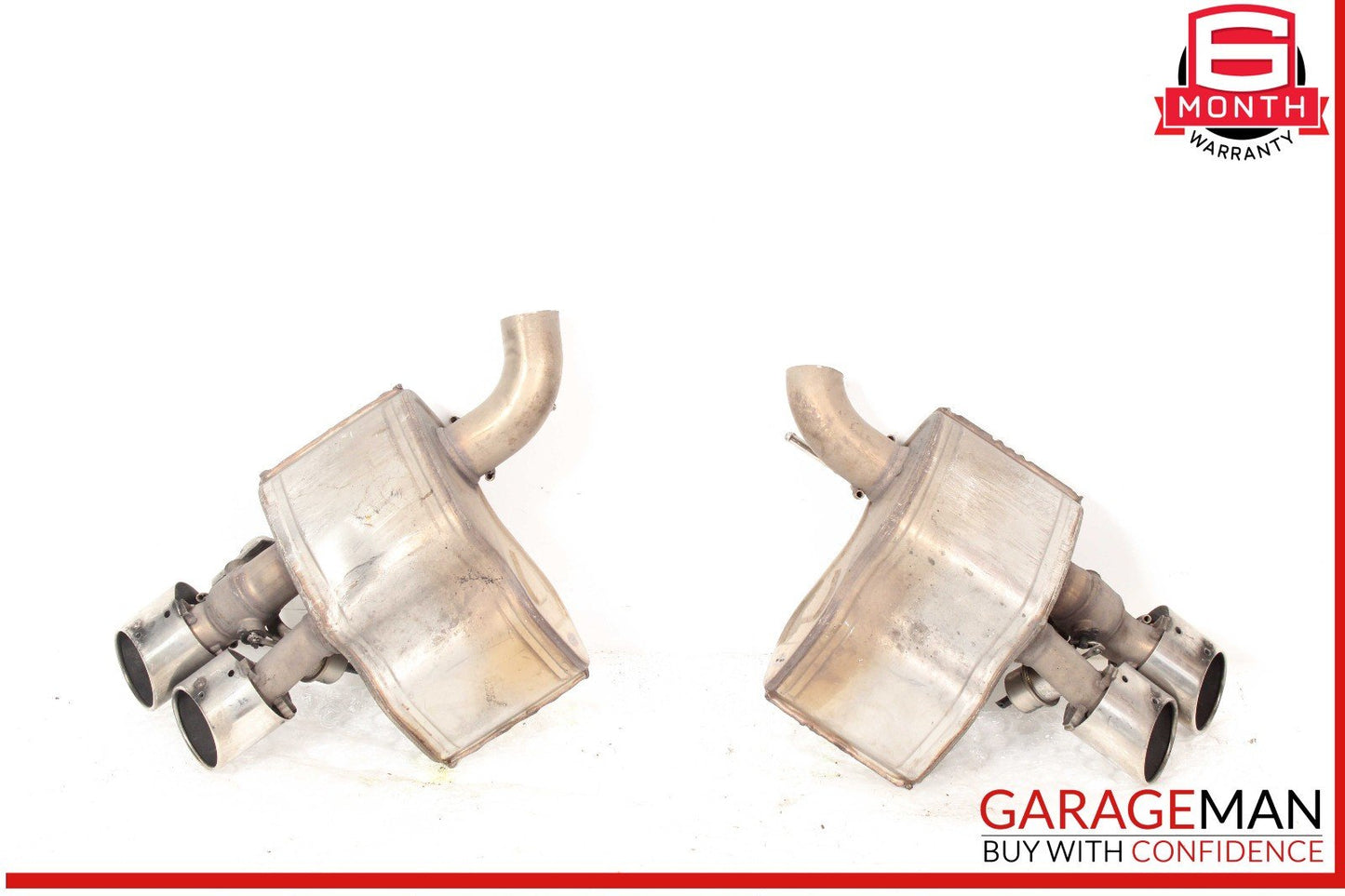 14-17 Maserati Ghibli Rear Right & Left Side Exhaust Muffler Tip OEM