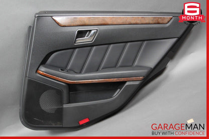 10-13 Mercedes W212 E350 E400 Rear Right Interior Door Panel Cover Anthracite