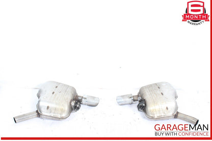 17-24 Audi A4 A5 2.0L Right & Left Side Exhaust Muffler Tail Pipe Set of 2 Pc
