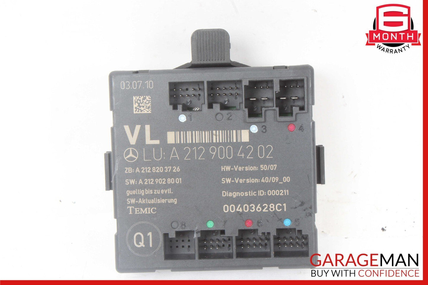 08-18 Mercedes W207 E350 SLK350 Front Left Side Door Control Module Unit OEM