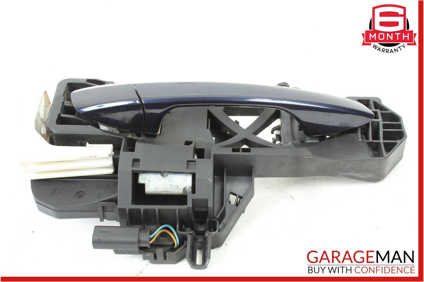 07-13 Mercedes W221 S63 AMG Front Right Exterior Door Handle Keyless Go Blue OEM