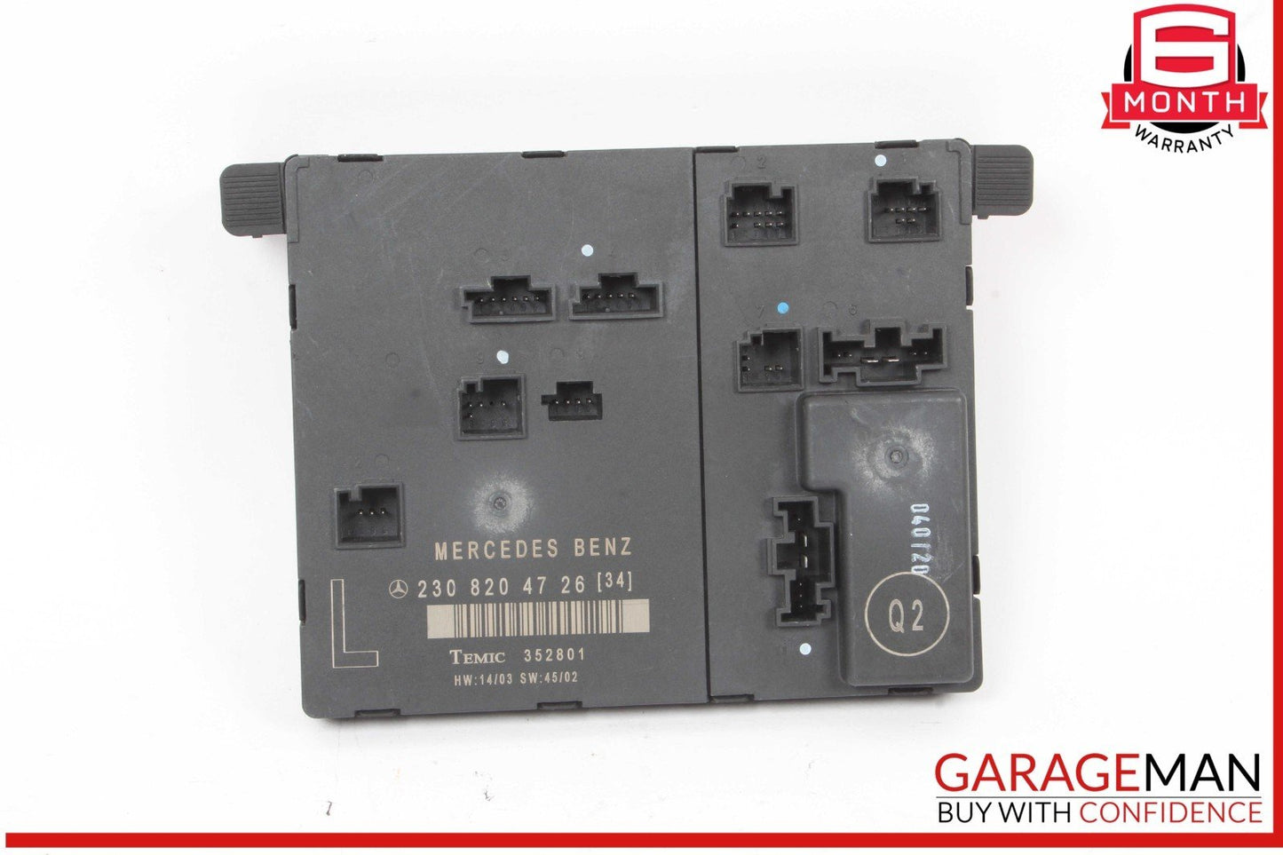 03-12 Mercedes R230 SL500 SL55 AMG Front Left Door Control Module 2308204726 OEM