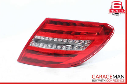 12-14 Mercedes W204 C250 C350 Tail Light Lamp LED Right Passenger Side OEM