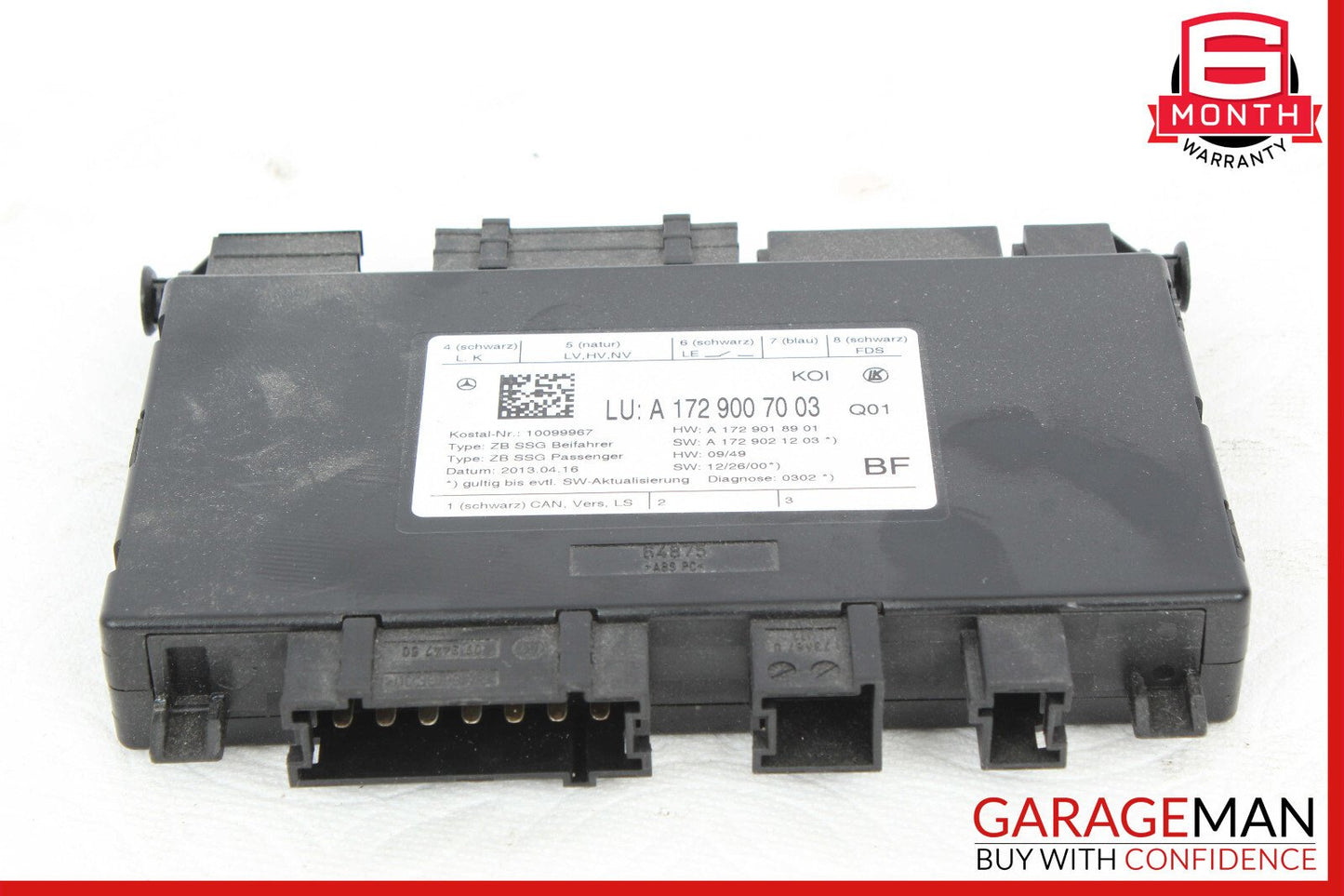 Mercedes W212 E350 SLK250 C350 Seat Control Module Front Right Side OEM