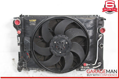 08-14 Mercedes W204 C300 Engine Motor Cooling Radiator AC A/C Condenser Assy OEM