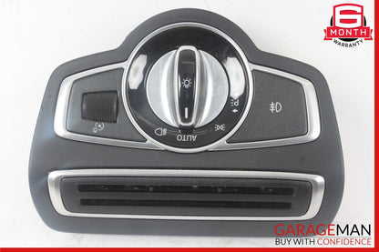 15-20 Mercedes W205 C300 C400 GLC300 Dash Headlight Switch Control Module OEM