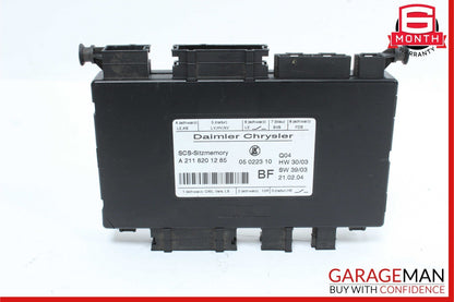 03-12 Mercedes R171 SLK280 CLS500 E320 Front Right Side Seat Control Module Unit