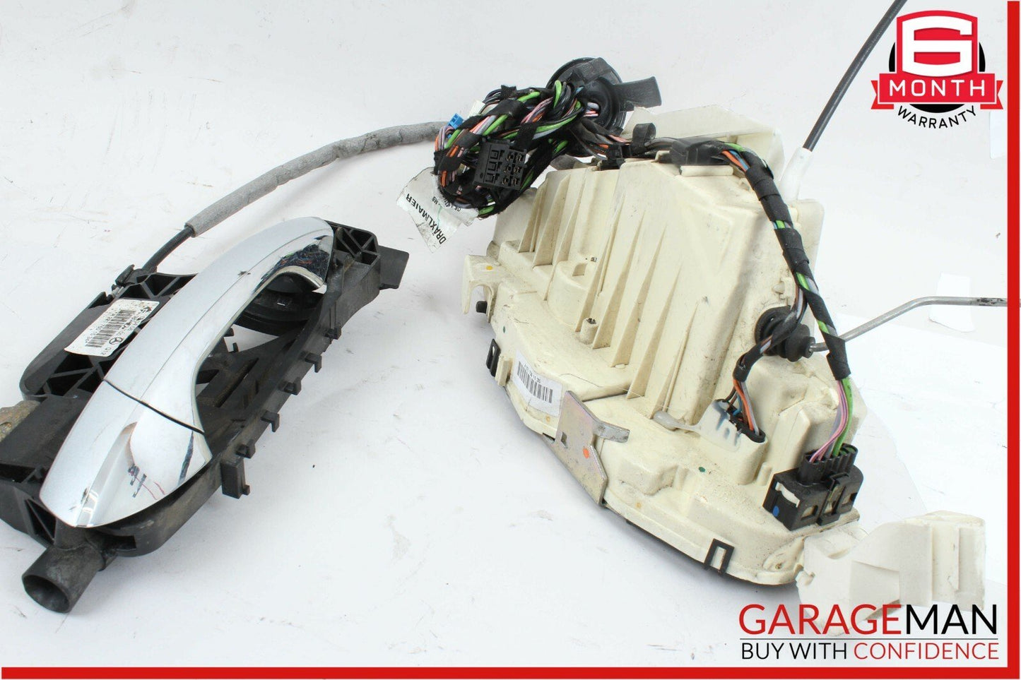 07-13 Mercedes S550 Rear Left Door Lock Latch Actuator w/ Exterior Handle Silver
