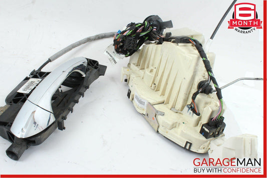 07-13 Mercedes S550 Rear Left Door Lock Latch Actuator w/ Exterior Handle Silver