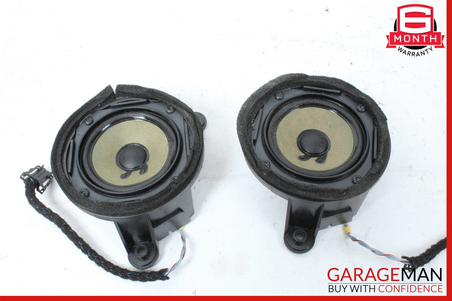 98-03 Mercedes W208 CLK320 CLK55 Rear Left & Right Side Door Speaker Set OEM