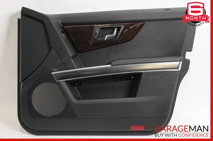 10-15 Mercedes X204 GLK250 Front Right Side Interior Door Panel Assembly Black
