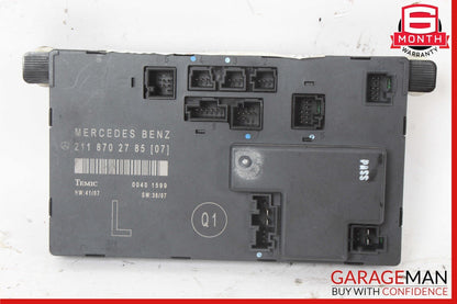 03-09 Mercedes W211 E350 E550 E63 AMG Front Left Side Door Control Module Unit