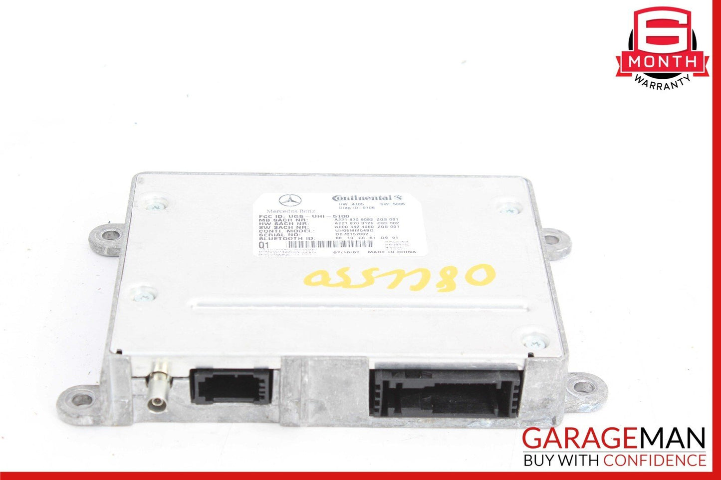 07-10 Mercedes W216 CL550 CL500 S550 Bluetooth Communication Module Unit OEM