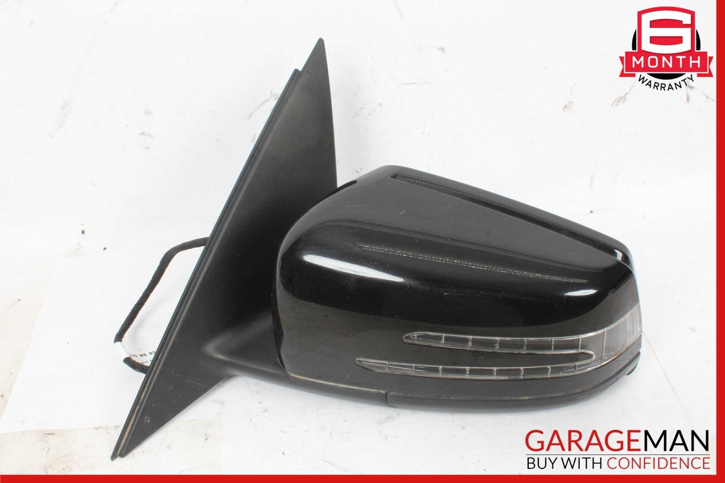 12-14 Mercedes W204 C250 C350 Front Left Side Mirror Rear View Door Black