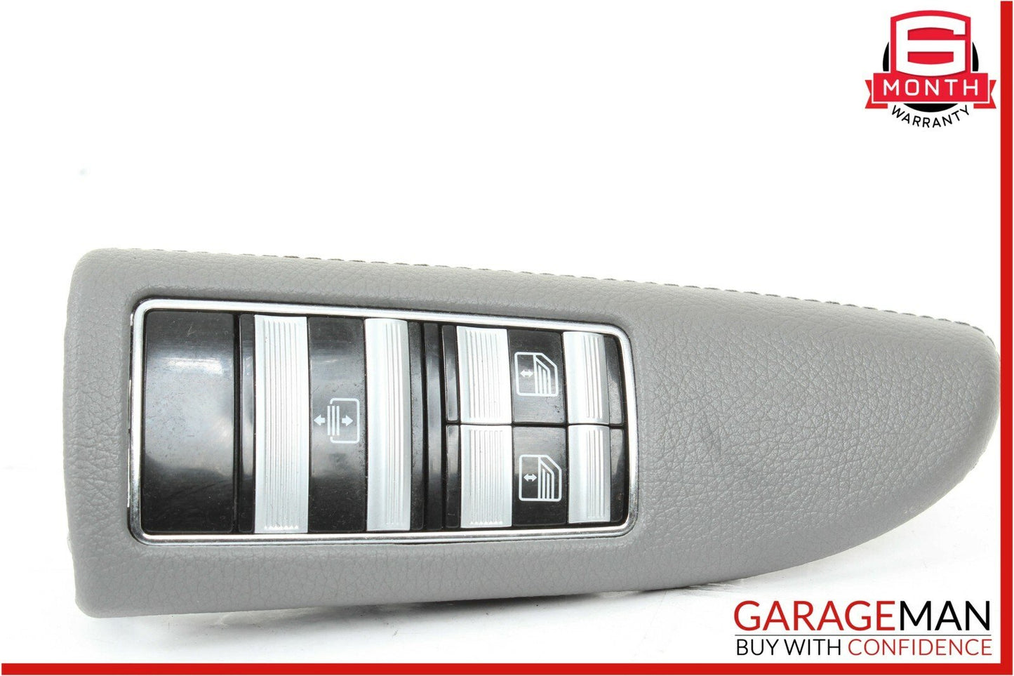 07-13 Mercedes W221 S550 Rear Right Side Door Window Switch Control Trim Grey