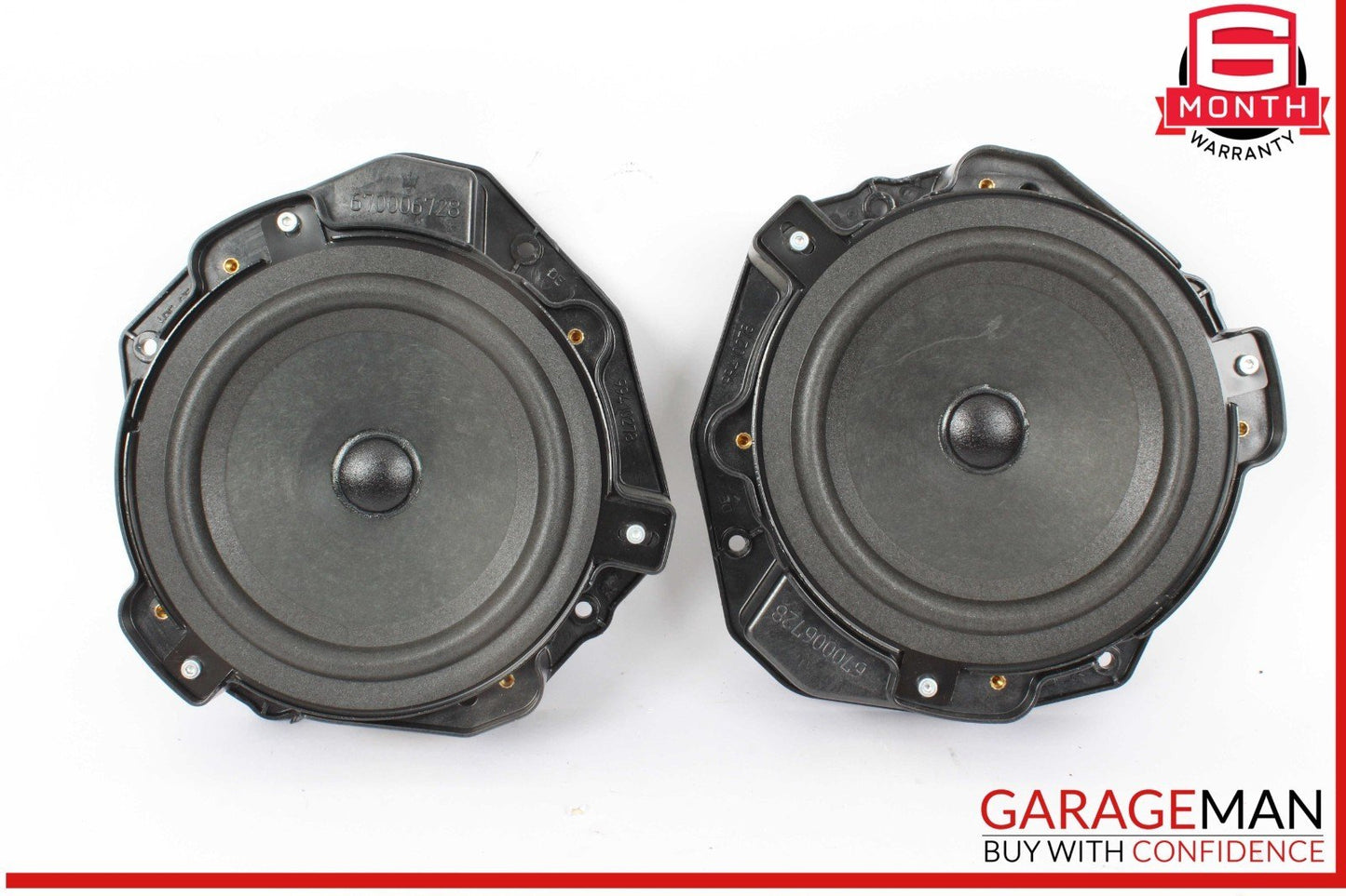 14-18 Maserati Ghibli Rear Door Sound Audio Speaker Set of 2 Pc OEM