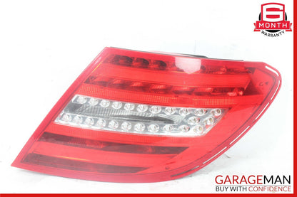 12-14 Mercedes W204 C250 C300 C350 Tail Light Lamp LED Right Passenger Side OEM