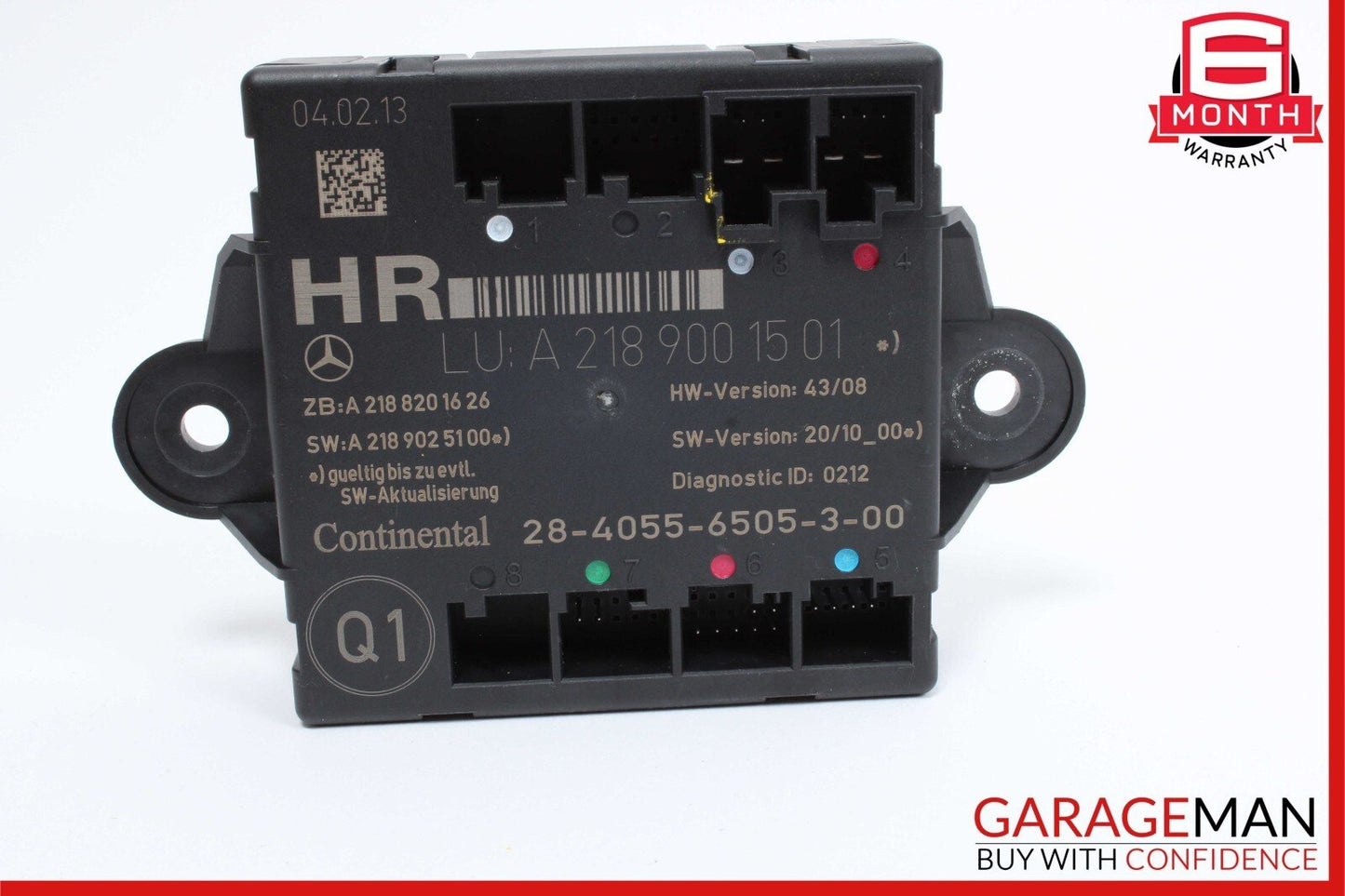 08-18 Mercedes GLK350 C300 E550 C300 Rear Right Side Door Control Module Unit