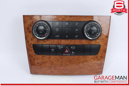 06-13 Mercedes W164 ML350 GL450 A/C AC Heater Climate Control Switch Trim OEM