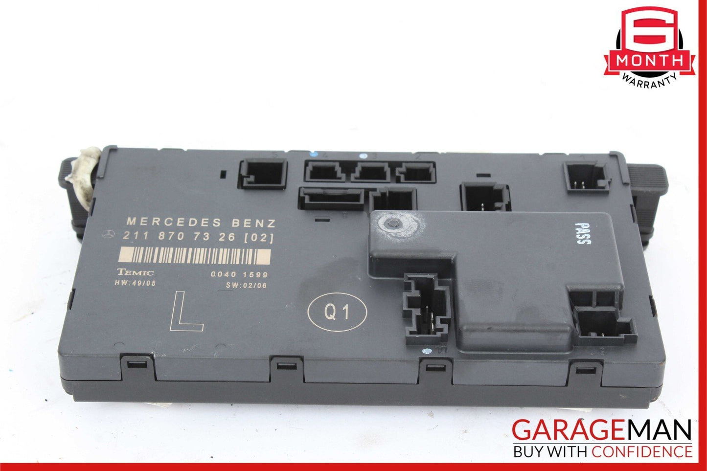 03-09 Mercedes W211 E500 E350 E63 AMG Front Left Driver Side Door Control Module