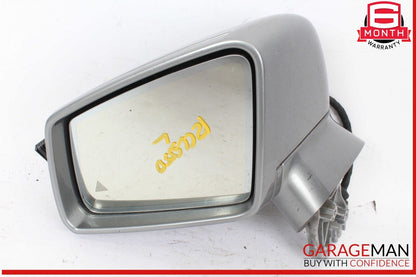 12-18 Mercedes W218 CLS550 Left Side Rear View Door Mirror w/ Blind Spot OEM
