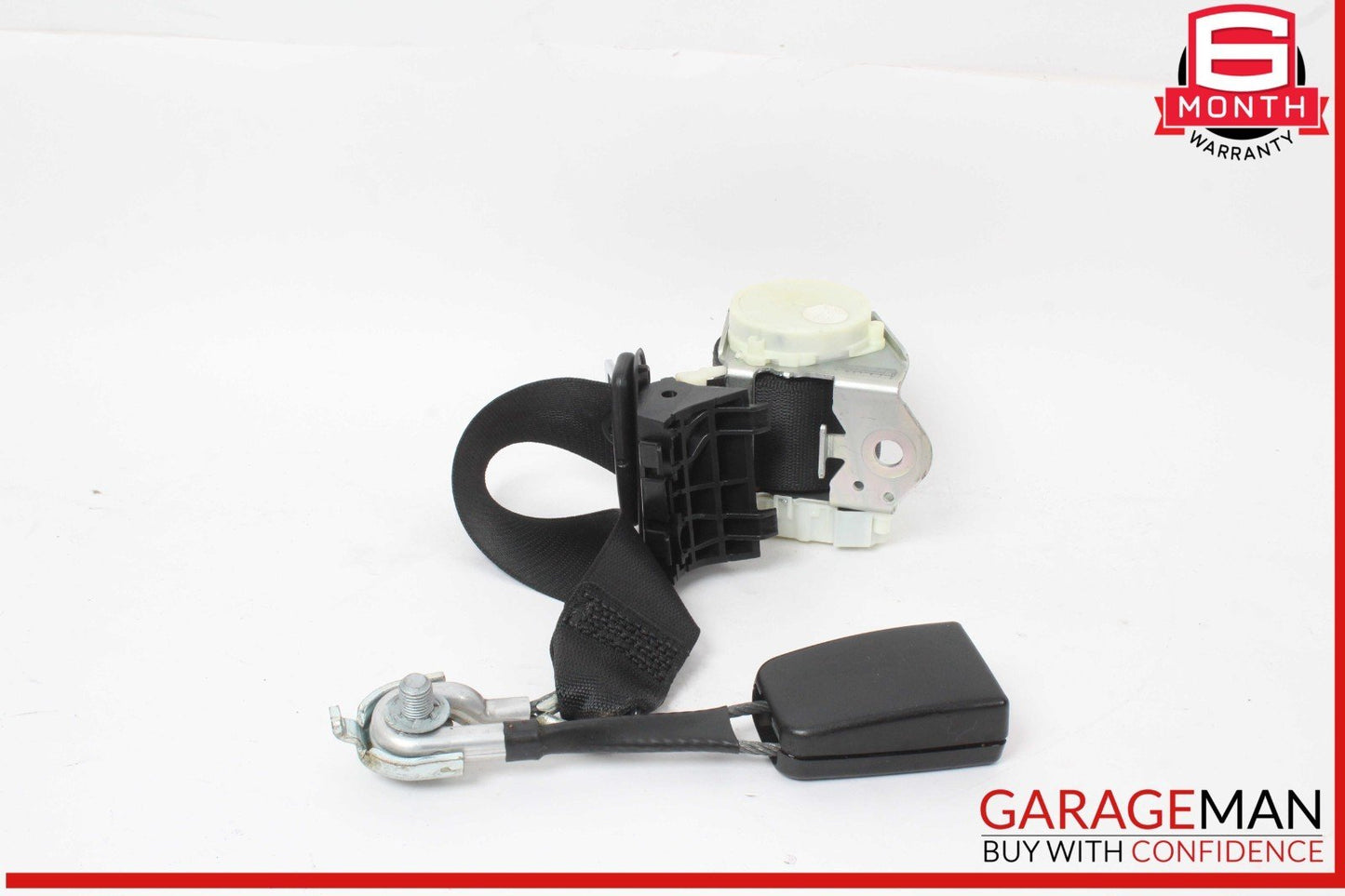 07-13 Mercedes W221 S400 S63 Rear Center Seat Belt Retractor Buckle Black OEM