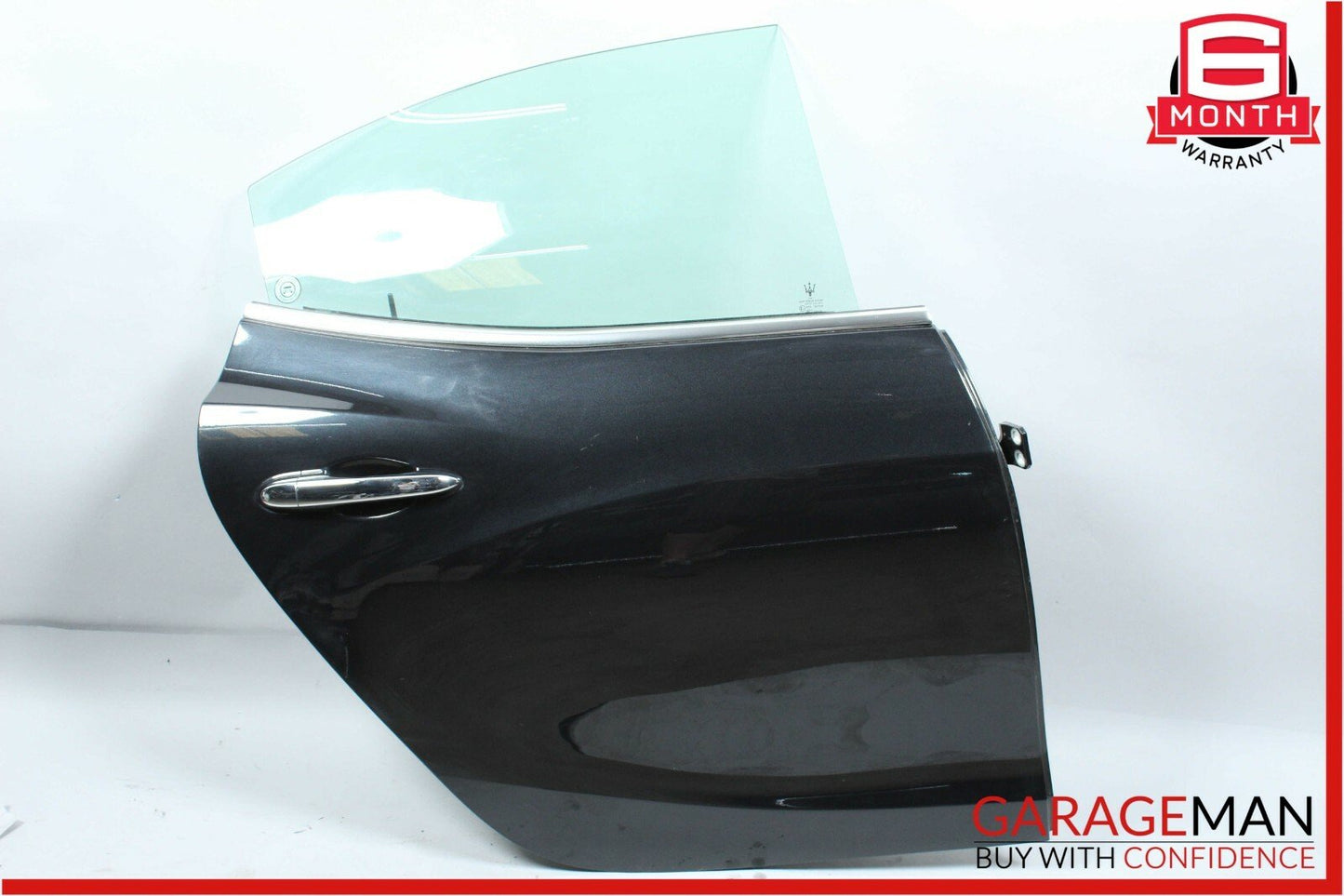 14-17 Maserati Ghibli Rear Right Passenger Complete Exterior Door Frame Panel