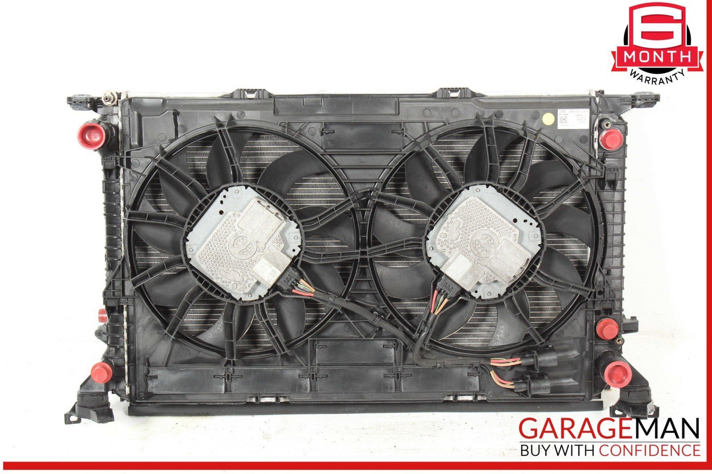 13-17 Audi SQ5 Cooling Fan Radiator AC Condenser Assembly 8T0260401G OEM