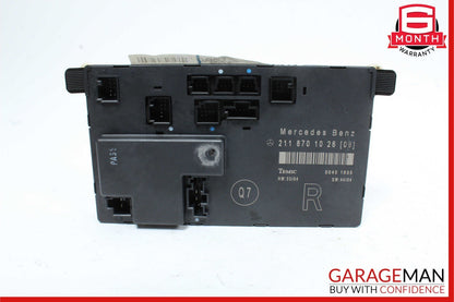 03-09 Mercedes W211 E350 E550 E320 Front Right Side Door Control Module Unit