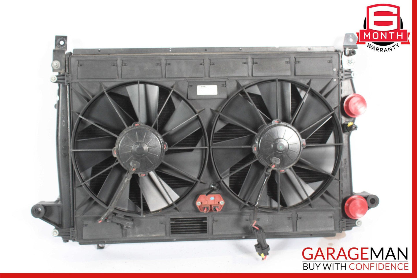 08-16 Maserati GranTurismo 4.2L Water Cooling Radiator A/C Condenser OEM