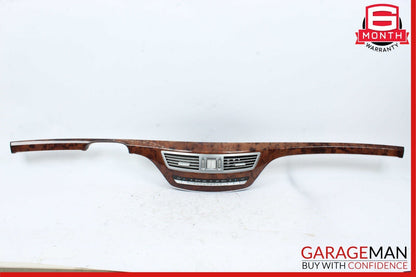 07-14 Mercedes S550 CL600 Center Dash Heater Switch Control Panel Assembly Wood