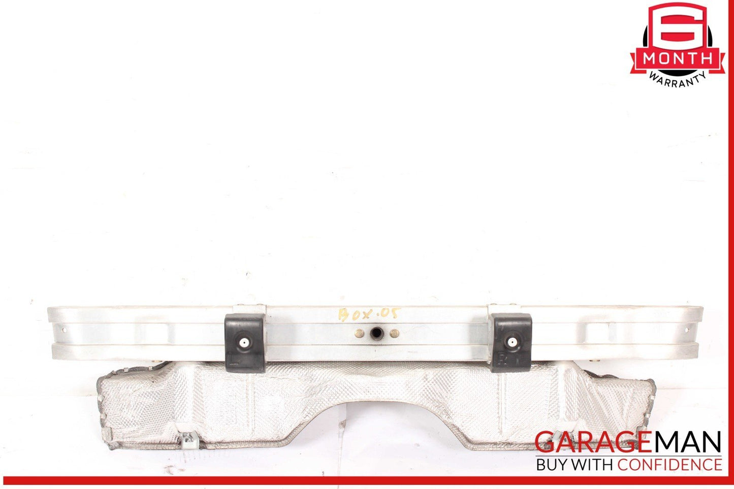 05-12 Porsche Boxster 987 Rear Bumper Reinforcement Impact Bar w/ Shield OEM