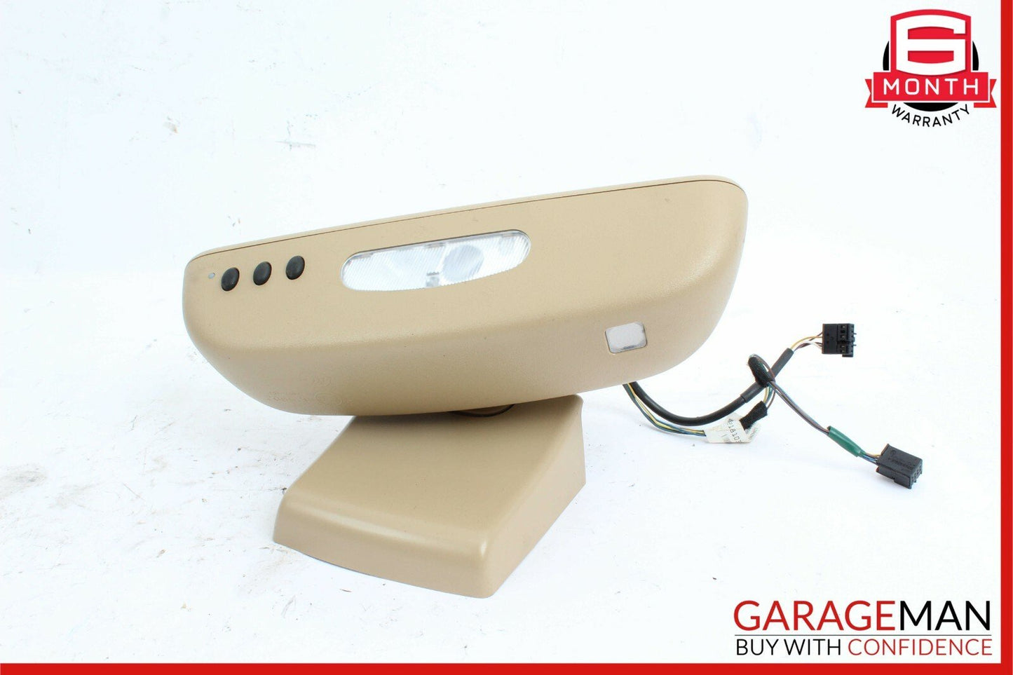 07-09 Mercedes W221 S550 S65 AMG Top Upper Rear View Mirror Brown 2218110007 OEM